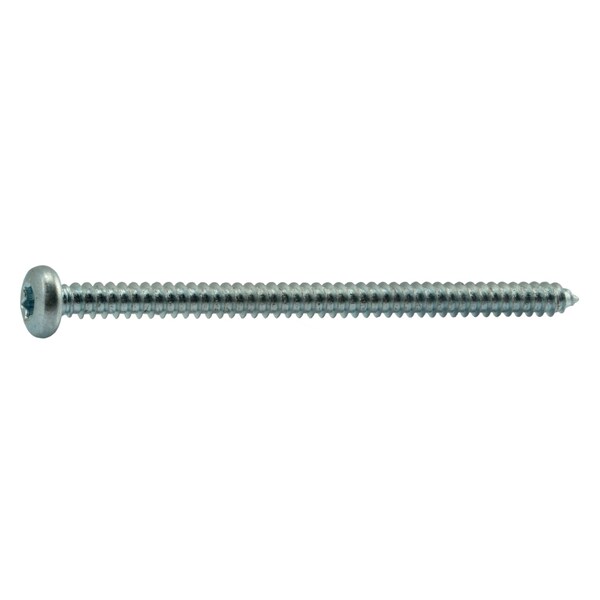 Midwest Fastener Sheet Metal Screw, #10 x 3 in, Zinc Plated Steel Pan Head Torx Drive, 10 PK 37032 - main